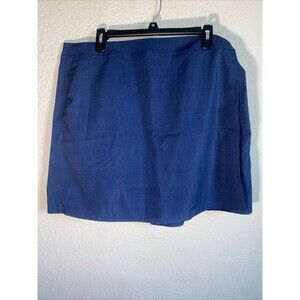 Rip Skirt Hawaii XL Wrap Skirt Short Swim Cover Blue Geometric Womens